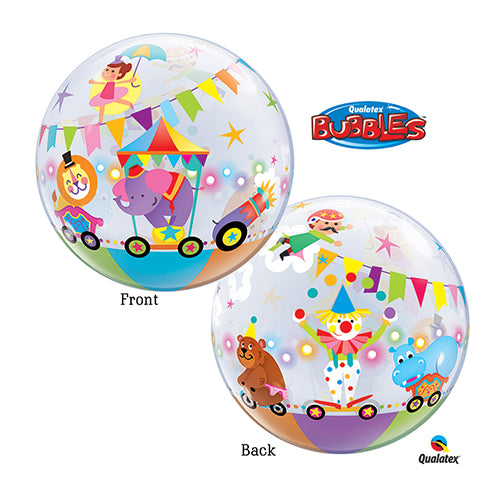Party Balloon Single Circus Parade  Bubble Balloon 22" 