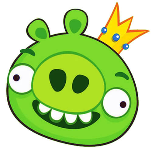 Party Balloon Angry Birds  King Pig Foil Balloon 