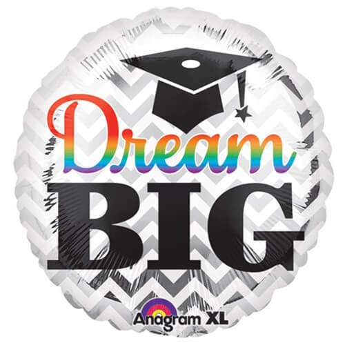 Party Balloon 18" Dream Big Grad Foil Balloon