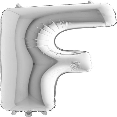 40" Silver Letter (F) Foil Balloon 