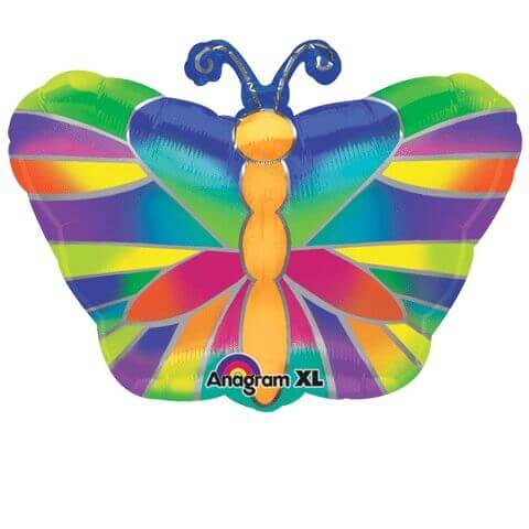 Party Balloon 18" Tropical Butterfly Foil Balloon