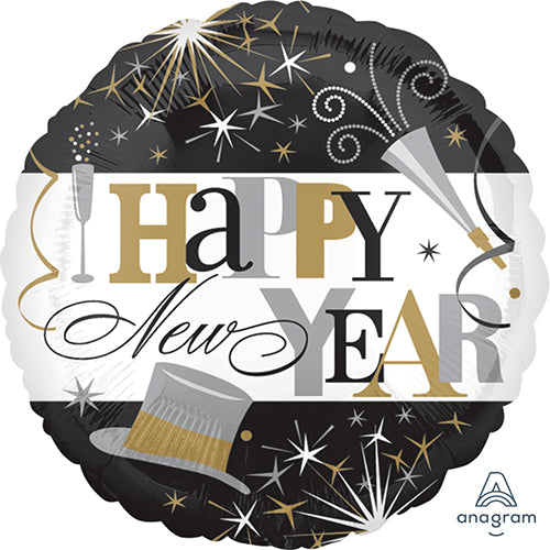 Party Balloon 18CI Xl Elegant Celebration New Year S40