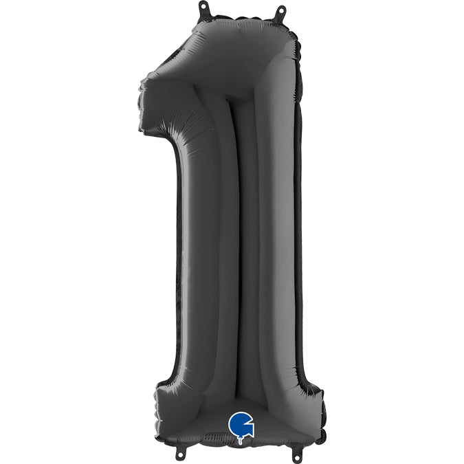 26" Black Number Balloon (1)
