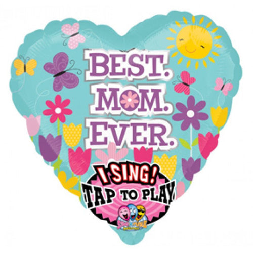 Party Balloon 28" Best Mom Ever Musical Foil Balloon P60