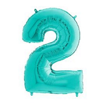 26" Tiffany Number Balloon (2) Foil Balloon 