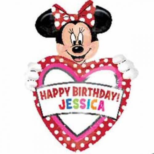 Balloons Party Celebrate Minnie Mouse Birthday Balloons Bouquet