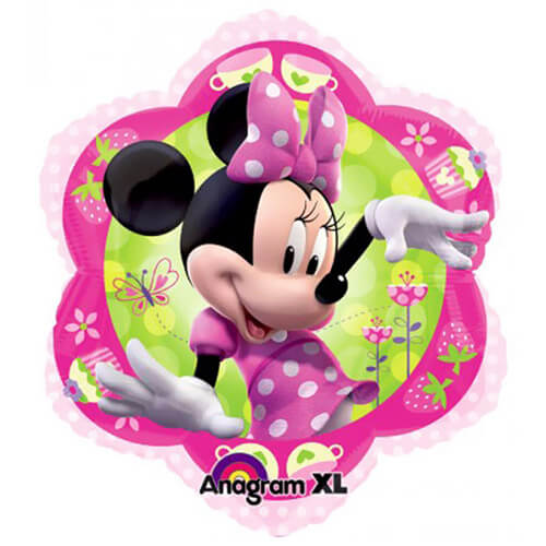 Party Balloon 18" Minnie Mouse Birthday Floral Foil Balloon S60