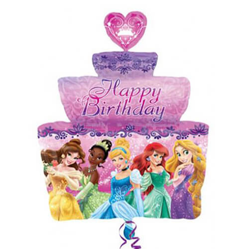 Party Balloon 30" Princess Birthday Cake Birthday Foil Balloon P38