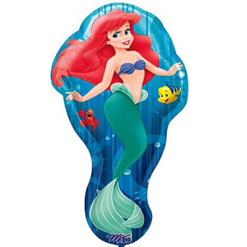 Party Balloon 36" Little Mermaid &amp; Friends Foil Balloon P38
