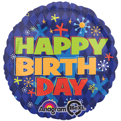 Party Balloons Bold Birthday Balloon Foil Balloon