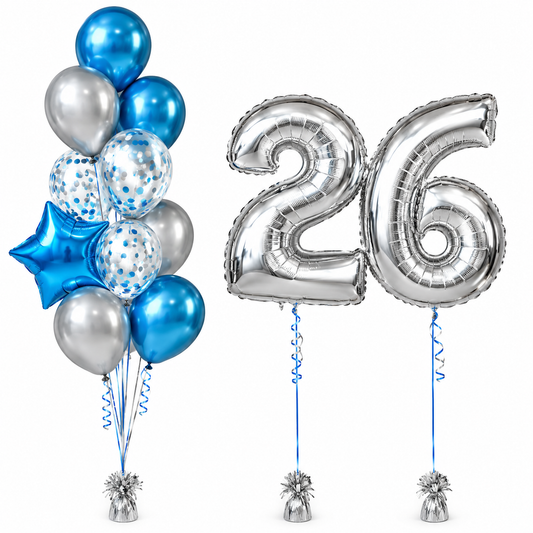 26th BIrthday Balloons Bouquet