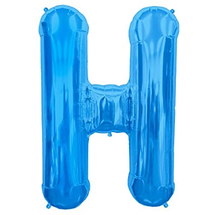 40" Blue Letter (H) Foil Balloon 
