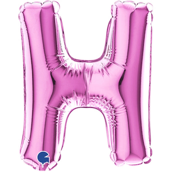 40" Pink Letter (H) Foil Balloon 