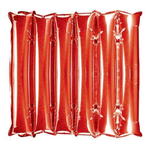 Party Balloon Red Half Decorator Panel Foil Balloon 21" 