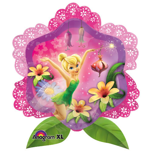 Party Balloon Tinker Bell Flower Foil Balloon