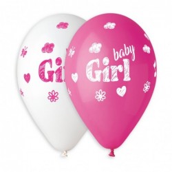 Baby Girl  Latex 13" Balloon 