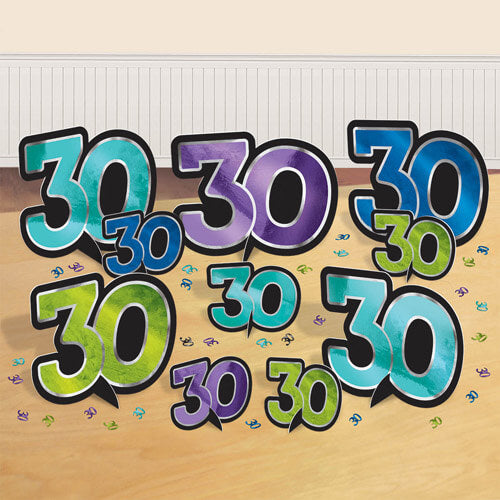 Party Balloon 30th Table Decoration Kit 