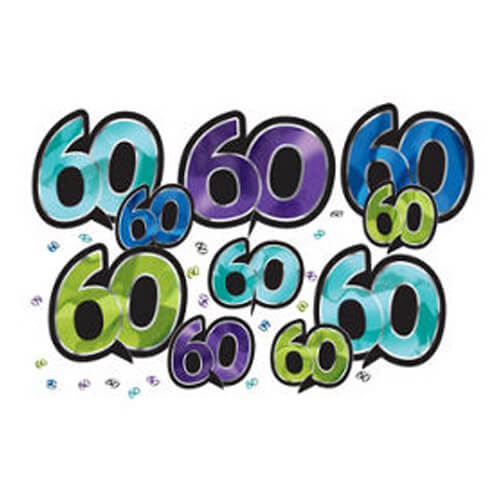 Party Balloon 60th Table Decoration Kit 