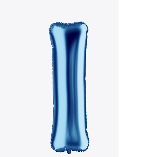 40" Blue Letter (I) Foil Balloon 