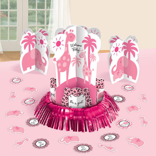 Party Balloon Sweet Safari Girl Table Decoration Kit 