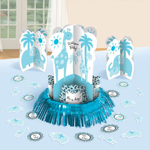 Party Balloon Safari Boy Table Decoration Kit