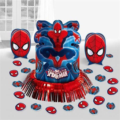 Party Balloon Spider Man Table Decorating Kit