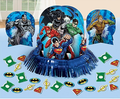 Party Balloon Justice League Table Decorating kit 