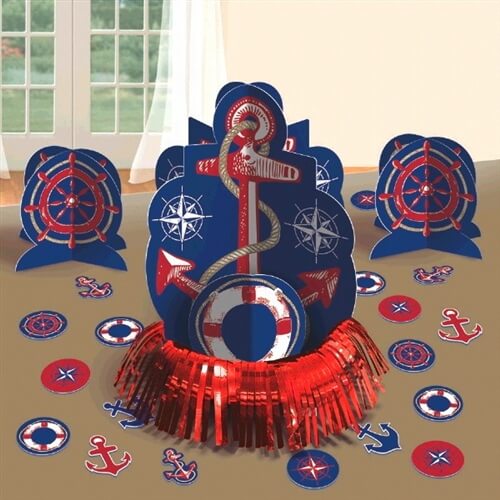 Party Balloon Nautical Table Decoration