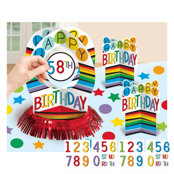 Party Balloon Persnolized Birthday Table Decoration Kit