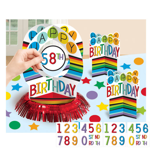 Party Balloon Persnolized Birthday Table Decoration Kit