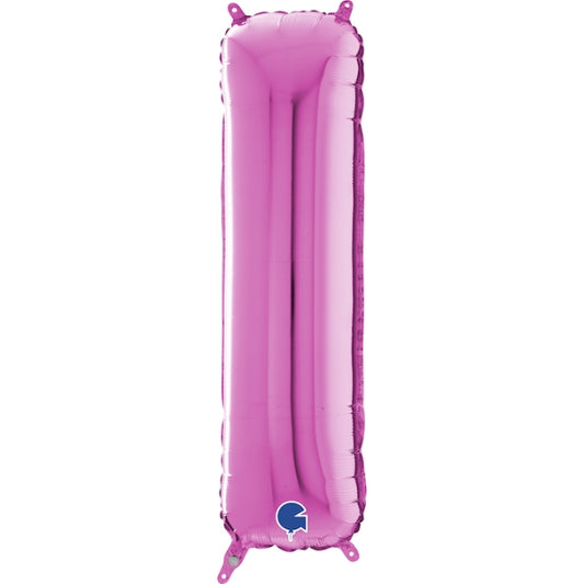 40" Pink Letter (I) Foil Balloon 