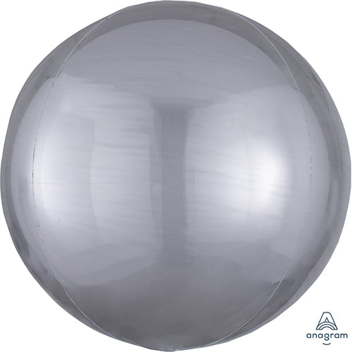 Party Balloons ORBZ Silver-15" Foil Balloon 