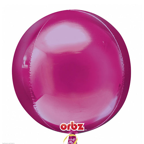 Party Balloons Orbz Bright Pink Foil Balloon 