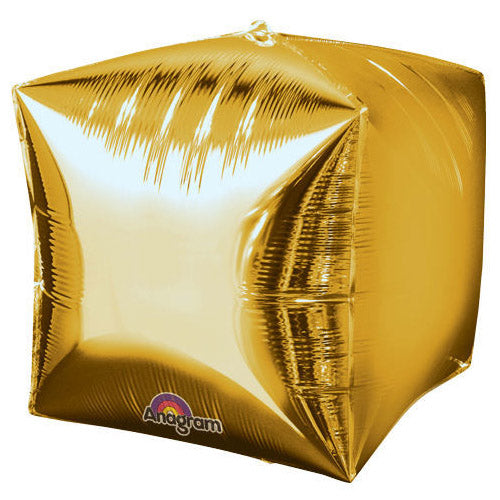 Cube Gold Foil Balloon