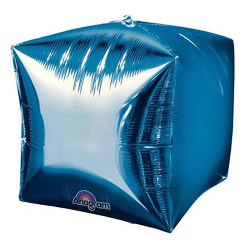 Party Balloon Cube Blue  Foil Balloon 15" 