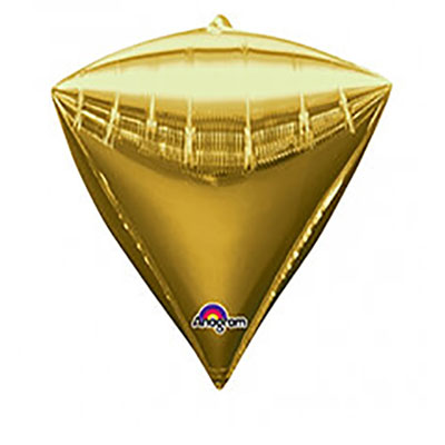  Diamondz shape Gold Foil Balloon 