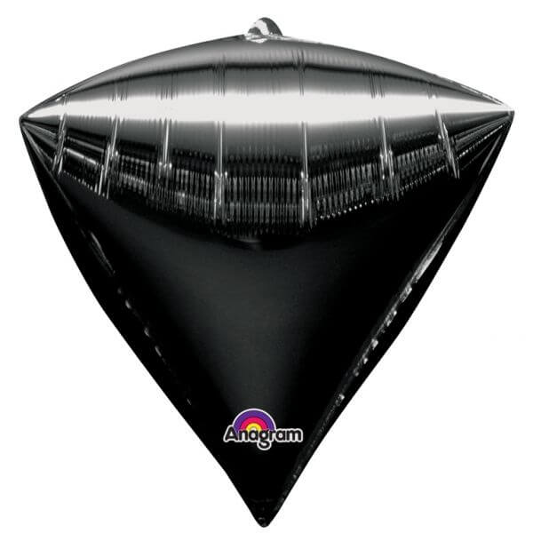 Party Balloon 15" Black Diamondz Foil Balloon G20