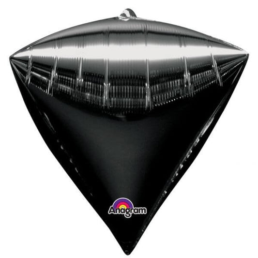 Party Balloon 15" Black Diamondz Foil Balloon G20