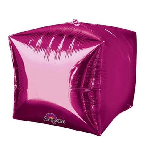 15"Cube Bright Pink Foil Balloon G20