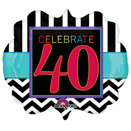 Party Balloon Celebration 40th Birthday Foil Balloon 