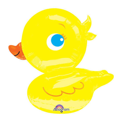 Party Balloons 30" Large Yellow Ducky Foil Balloon P45