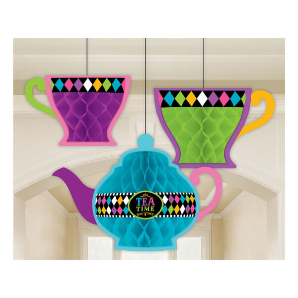 Party Balloon Mad Tea Party Honey Comb Decoration