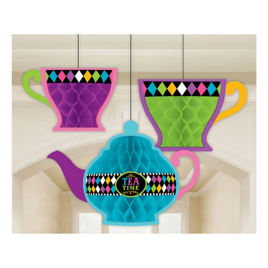 Party Balloon Mad Tea Party Honey Comb Decoration