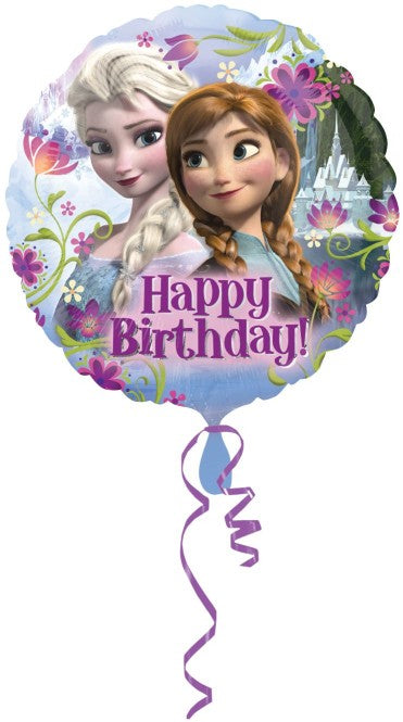 Party Balloon 18" Happy Birthday Frozen Foil Balloon S60