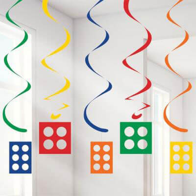 Party Balloon Block Party Hanging Swirls