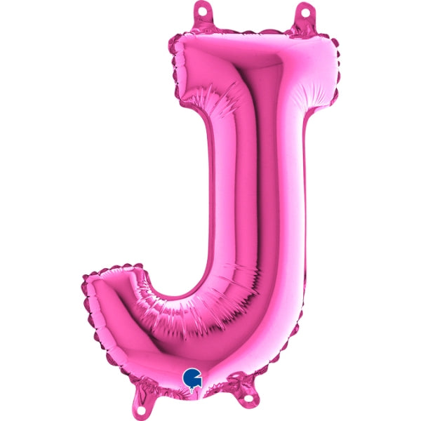 40" Pink Letter (J) Foil balloon 