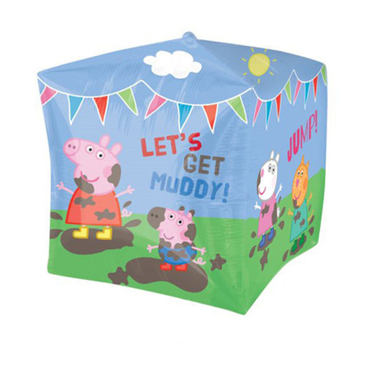 Party Balloon Cubez Peppa Pig Balloon - 15" Foil
