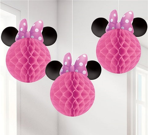 Party Balloon Minnie Mouse Honeycomb Decoration