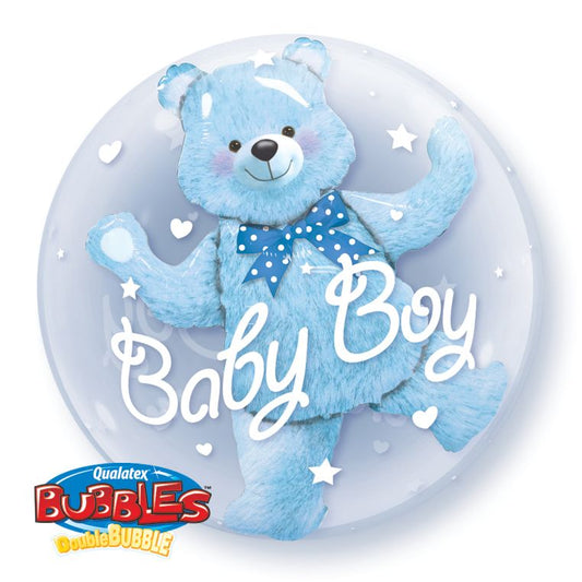 Party Balloon Baby Blue Bear Bubble Balloon