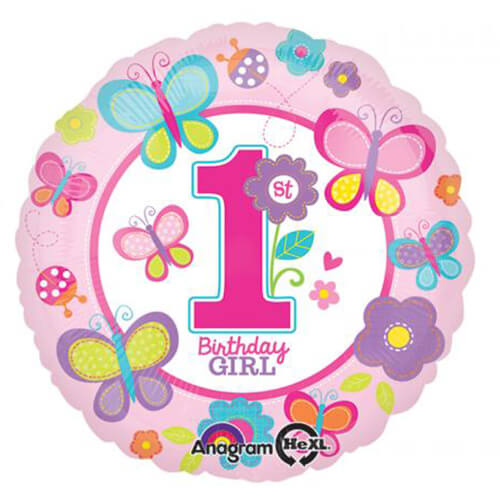 Party Balloon 18" Sweet Birthday Girl Foil Balloon